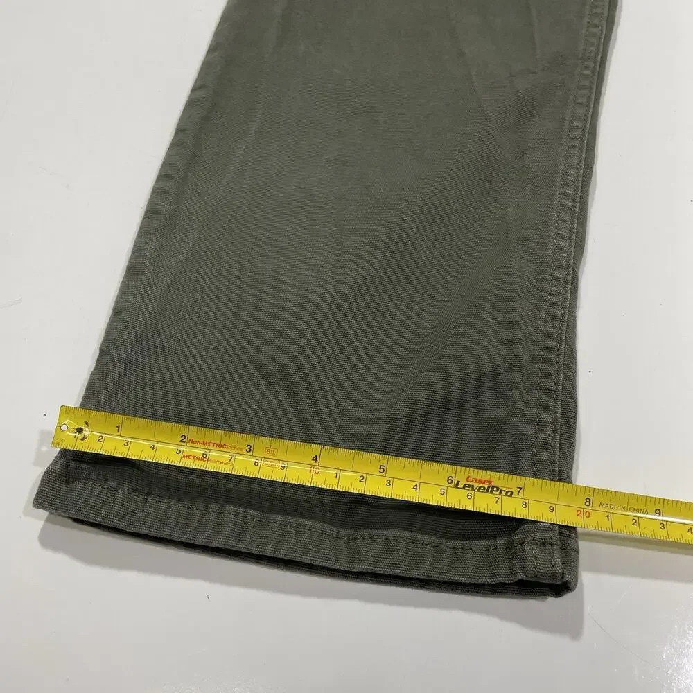 Carhartt Men’s Relaxed Fit Carpenter Casual Work Pants Green Utility 32x30